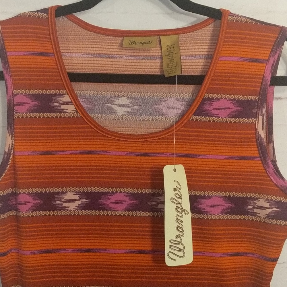 WRANGLER Southwest Tall Maxi Dress New! - Picture 2 of 3